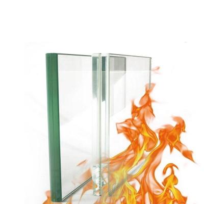 China Custom Rated Fire Retardant Safety Toughened Building Glass Heat Resistance Size 5MM Tempered Glass Fire Resistant High Temperature High Pressure for sale