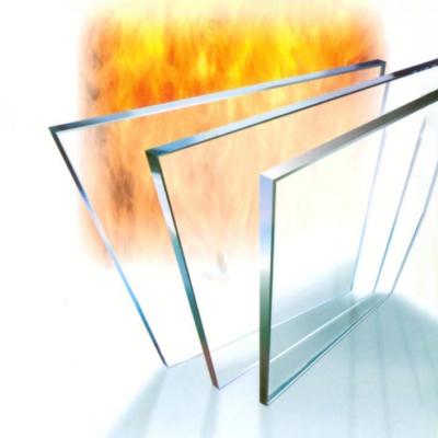 China High Temperature High Pressure Resistant Safety Fireproof Wire Mesh Laminated Glass With Metal Insert 120 Mins Fire Resistant Glass for sale