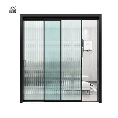 China Sound Insulation Philippines Price Aluminum Sliding Glass Door Aluminium Sliding Folding Glass Doors for sale