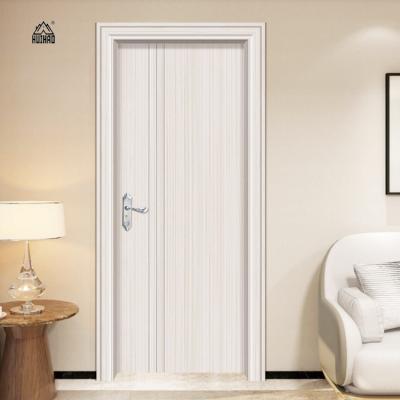 China Sound Insulation Low Price Wholesale Aluminum-Wooden Composited Door Aluminum Frame Wooden Door for sale