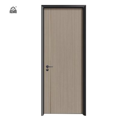 China Anti-Theft Hidden Wooden Aluminum Door Modern Simple Style Aluminum Door Wood Inside for sale