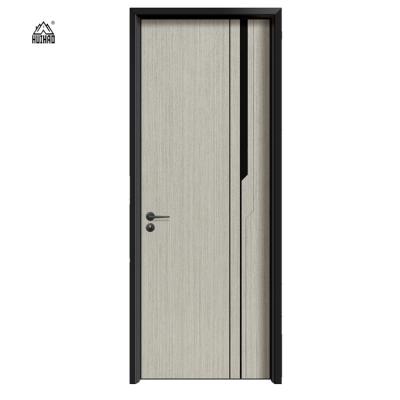 China Anti-Theft Manufacturers Selling Aluminum Wooden Plastic Composite Door Decoration Wooden Aluminum Door for sale