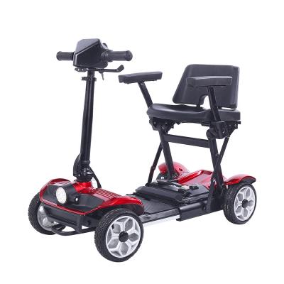 China Lightweight 2023 Baichen Unisex Electric Four Wheel Automatic Dismountable Folding Electric Mobility Scooters 4 Wheel for sale