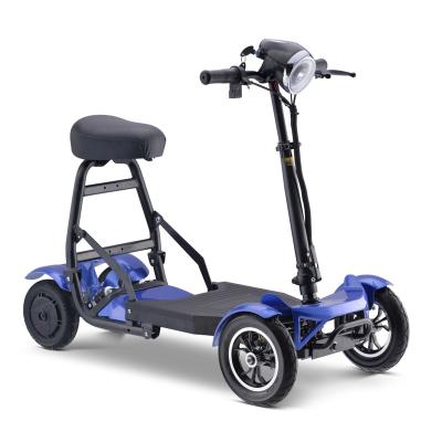 China 4 Wheels Unisex Electric Lightweight Smart Portable Mobility Scooters For Elderly for sale