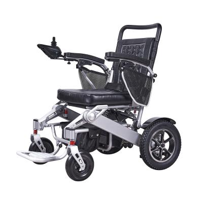 China Customized aluminum alloy color aluminum alloy light wheelchair foldable power electric wheelchair for disabled for sale