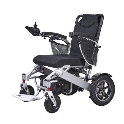 China Cheap Price Power Product Aluminum Alloy Health Care Electric Wheelchair Lightweight Aluminum Foldable Wheelchair Disabled Patients for sale