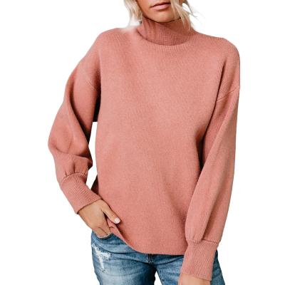 China Breathable 2021 Winter For Ladies Sweater Women Solid Color Shirt Sueter De Mujer Autumn Winter Thick Women Turtleneck Knit Sweater Tops for sale