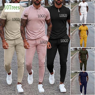 China Sweatsuit Breathable Design Your Own Tracksuit Mens Sets Zipper Plus Size 3Xl Casual Outfit Workout Suits 2 Piece Pants Set Mens Clothing for sale