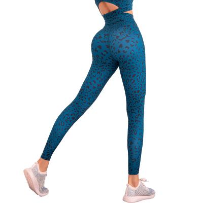 China Breathable Custom Workout Fitness Yoga Pants Womens Sport High Waisted Leggings for sale