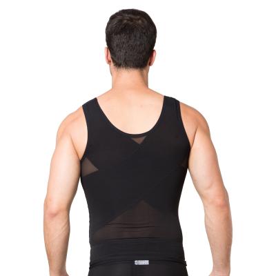 China QUICK DRY High Elastic Body Shaper Sports Mens Vests Sewn Tech Running Vest for sale