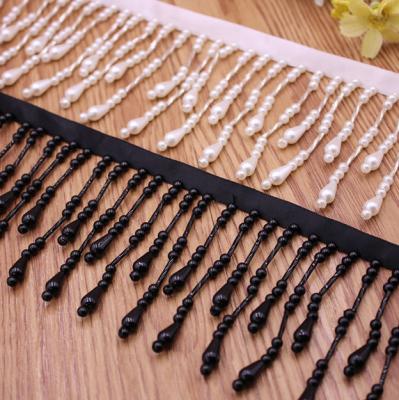 China Viable New Style Handmade Nail Beads Lace Up DIY Stage Clothing Accessories Curtain Decoration Tassels for sale