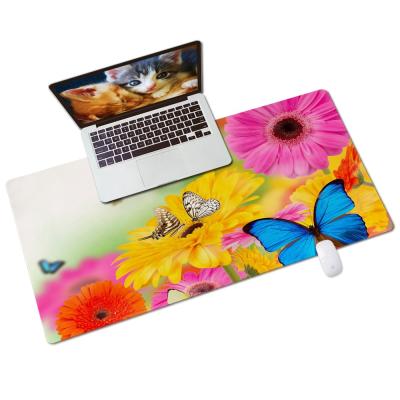 China 2020 Amazon Leather Hot Selling Custom Computer Desk Mat For Office Easy Clean for sale