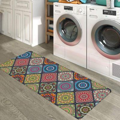 China Durable Custom Anti Fatigue Floor Mat PVC Rug Cover Roll Runner Kitchen Rug Multi-use Easy Wash Washable for sale