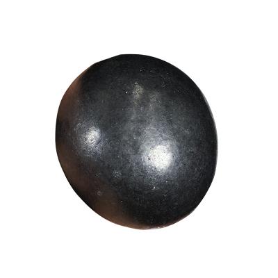 China China Wholesale Natural Charcoal Oval Black Graphite Rose Quartz Rolling Stone Gemstone for sale