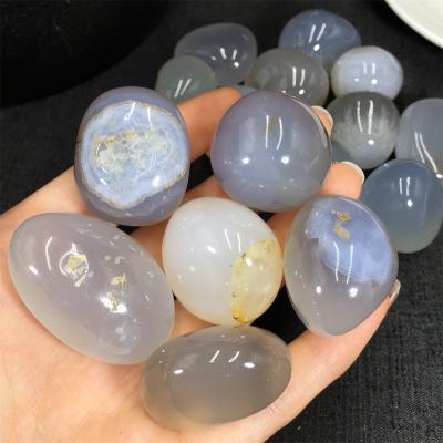 China Wholesale Natural Chakra Stone Healing China High Quality Rose Quartz Agate Crystal White Stone for sale