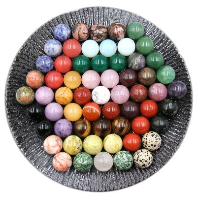 China China wholesale quartz crystal free porous gemstone seven chakra stone ball amethyst agate for sale