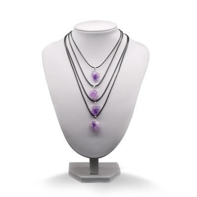 China Original Wholesale Fashion Stone Jewelry China Quartz Amethyst Pendant Group for sale