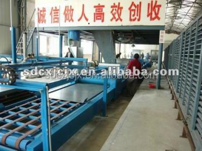 China Fireproof Wheat/Rice Steel Straw Board Machine for sale