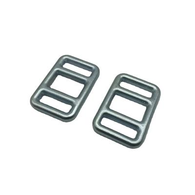 China Iron Cargo Control Hardware Forged One Way Galvanized Lashing Buckle For Strap Accessory for sale