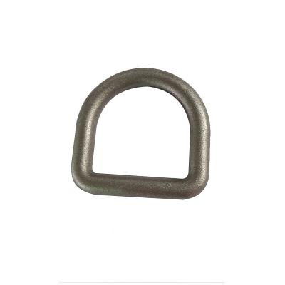 China GALVANIZED YG Cargo Control Forged Heavy Duty Forged D Ring Square Ring Lashing Ring for sale