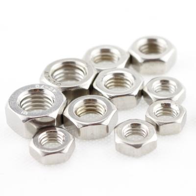 China DIN934 M10 M12 M16 heavy industry stainless steel ss316 hex nut for sale