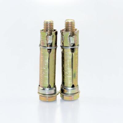 China High Quality Iron M6-M10 Expansion Anchor Shield Bolts Yellow Galvanized Fix Bolts for sale