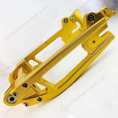 China OEM Aluminum CNC Milling Anodic Oxidation Aluminum Motorcycle Modified Parts for sale