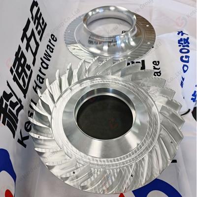 China 5 Axis CNC 7075 Precision Circulation Pump Aluminum CNC Milling Impeller Custom Machining Aluminum Impellers for sale