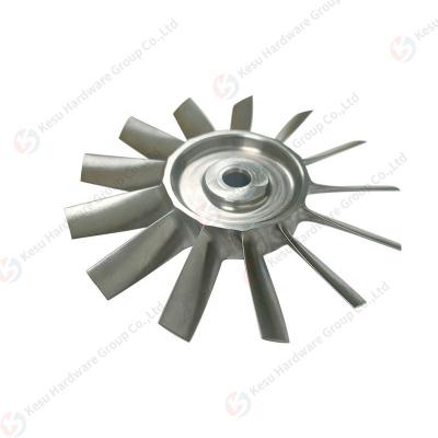 China 5 Axis CNC Machining Center OEM Tolerance Precision Aluminum Fan Blade For Frigidaire Wall Oven for sale