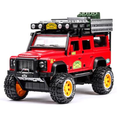 China 1:28 Off-Road Light Open Camel Pull Back Toy Car Diecast Models Diecast Models Toy Manufacturer's Alloy Six Diecast Models for sale