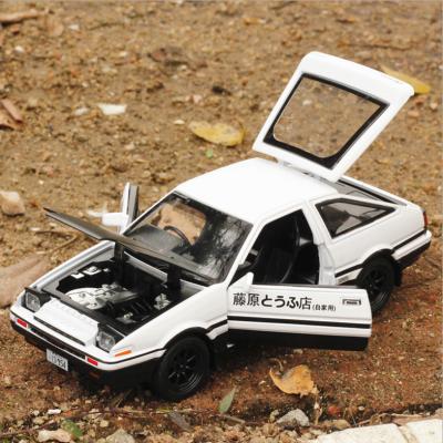 China Diecast Play 1/28 Model D AE86 Initial Pull Diecast Car Alloy Model For Kids Toy Or Collection for sale