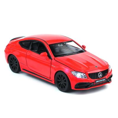 China Diecast Toy C63S AMG Toy Car Model Miniature 1:32 Die Cast Car Scale Model Car For Pop And Pull Back Kid Gifts for sale