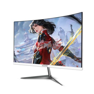 China Gaming Not Curved Computer Led Display Screen 75 144 165 Hz Curved Display Screen 22 23.8 24 27 Inch Anti-blue Lightweight Curved Monitor for sale