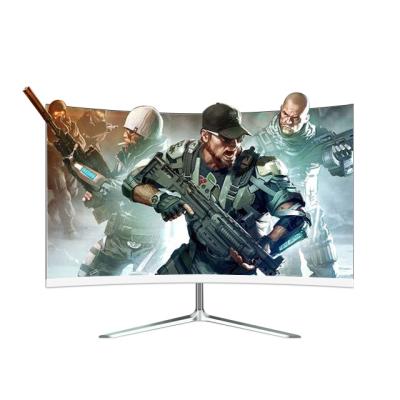 China Curved Monitor Curved Display Screen 60 75 144 165 Hz Desktop Led LCD Display Panel Monitor With Monitor Base for sale