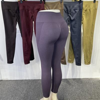 China Breathable Breathable Original Factory In Stock Seamless Tummy Control Yoga Pants Tights Top Quality Crac! slot ! bypass to amplify headlines for sale