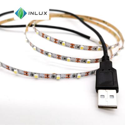 China inlux smd 2853 60leds  warm white red green blue yellow rgb tv backlight car  5v powered bluetooth usb led strip light for sale