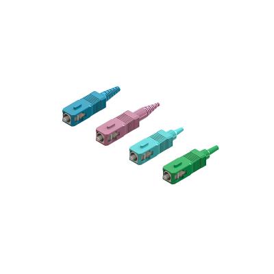 China Single Mode Multimode Fiber SC Connector In Multi Colors Terminal Kits for sale