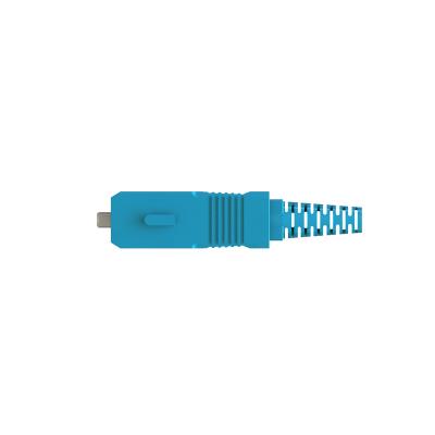 China SC Short Boot Optic Fiber Connector Om3 With Multimode Fiber Type for sale