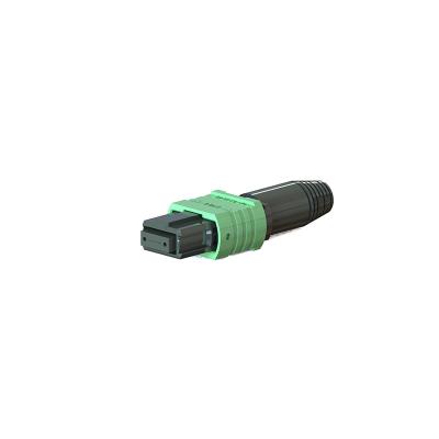 China Single Mode Multimode MPO Connector 4 - 24 Cores For Data Transmission CATV LAN for sale