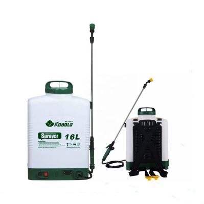 China 16L Agriculture Backpack Sprayer 8ah9ah 12V Electric Sprayer for sale