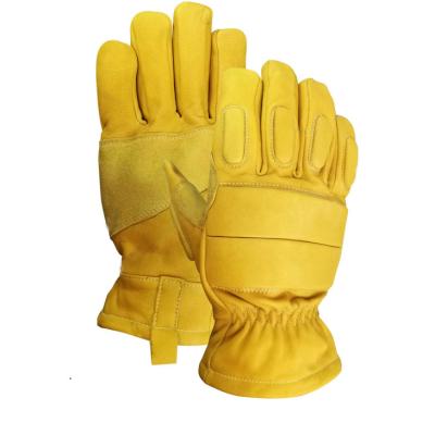 China Limited Weather Mining Goods Firefighter High Temperature Resistant Mittens for sale