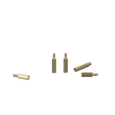 China Electronic Assembly Copper Columns Pillars Single Head Around Copper Column for sale