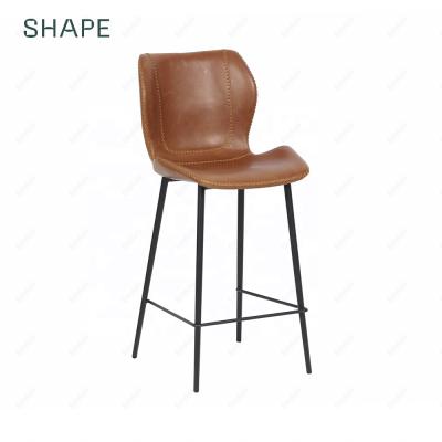 China Modern Leather Barstool For Kitchen And Dining Chair Stools Umpire Chair New Barstool for sale