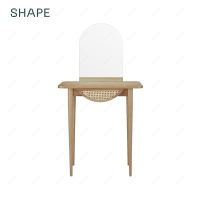 China LOUIS Vanity Solid Ash and Modern MDF with Ash Veneer Material Dressing Table for sale