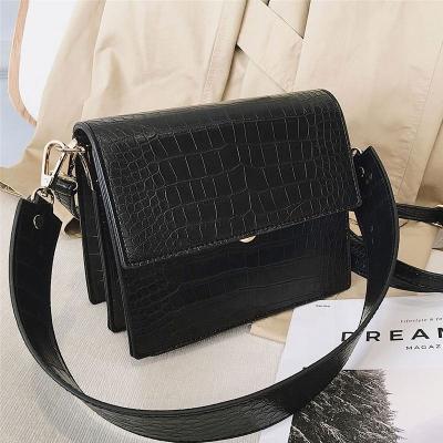 China High Quality Designer Women's Luxury Handbag Fashion PU Women's Handbags Crocodile Pattern Shoulder Messenger BagL0077-1 for sale