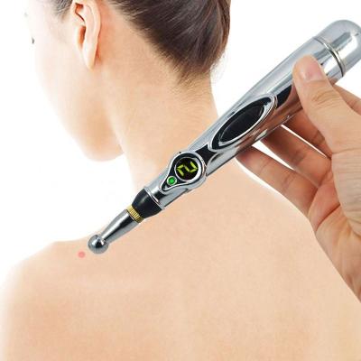 China Electric Acupuncture Pen Electronic Safe Acupuncture Meridian Energy Pain Relief Therapy Pen Heal Massage Body Head Leg L0043 for sale