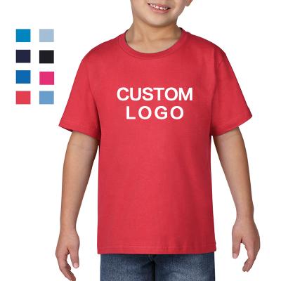 China Wholesale Cotton Breathable T-shirts Breathable O-neck Boy's Custom Printing Short Sleeve Unisex T-shirt for sale