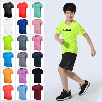 China Custom Activewear Logo Polyester Quick Dry Fitness Wear Dropshipping Gym Clothing Workout T-shirt Men's Breathable GYM Shirt for sale