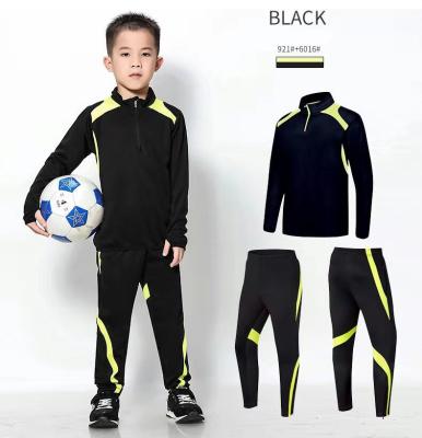 China Formal Wholesale Custom Polyester 1/4 Zipper White Sport Tracksuit For Kids for sale