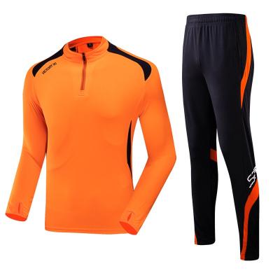 China Breathable Polyester Wholesale Custom Latest Long Sleeve Training Soccer Tracksuit For Men for sale